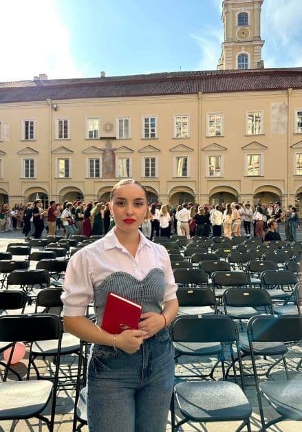 Photo of VU student Nana Ochkhikidze