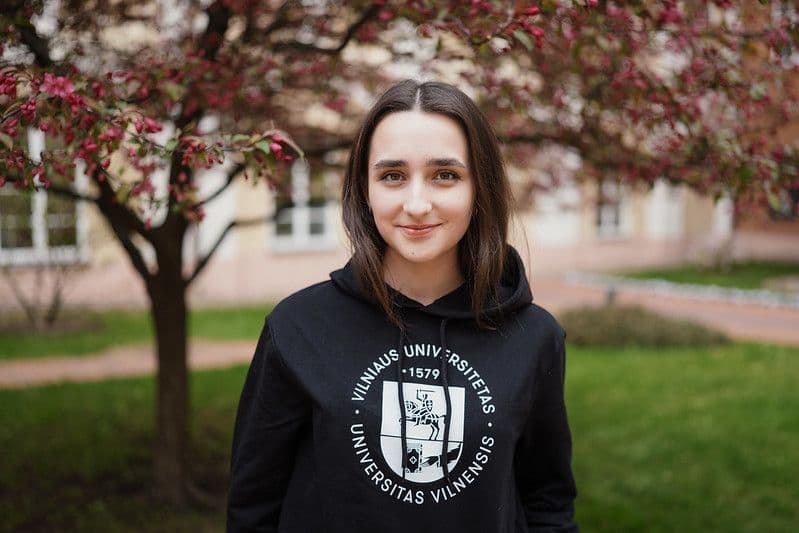 Vilnius University student Olena Pankevych