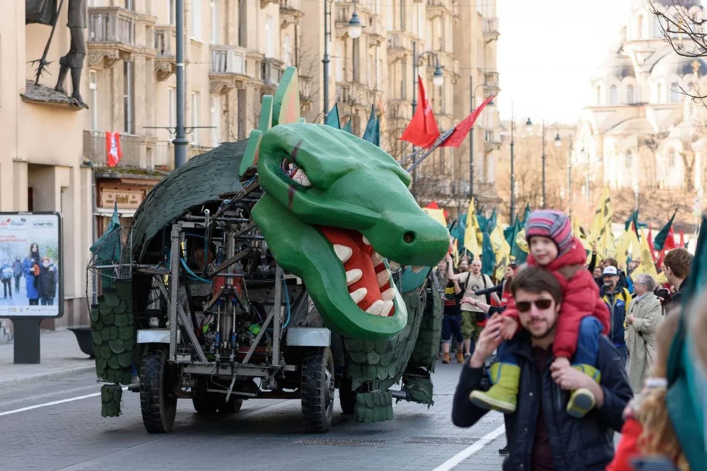 Fizikos dienų eisena per Vilniaus miesto centrą