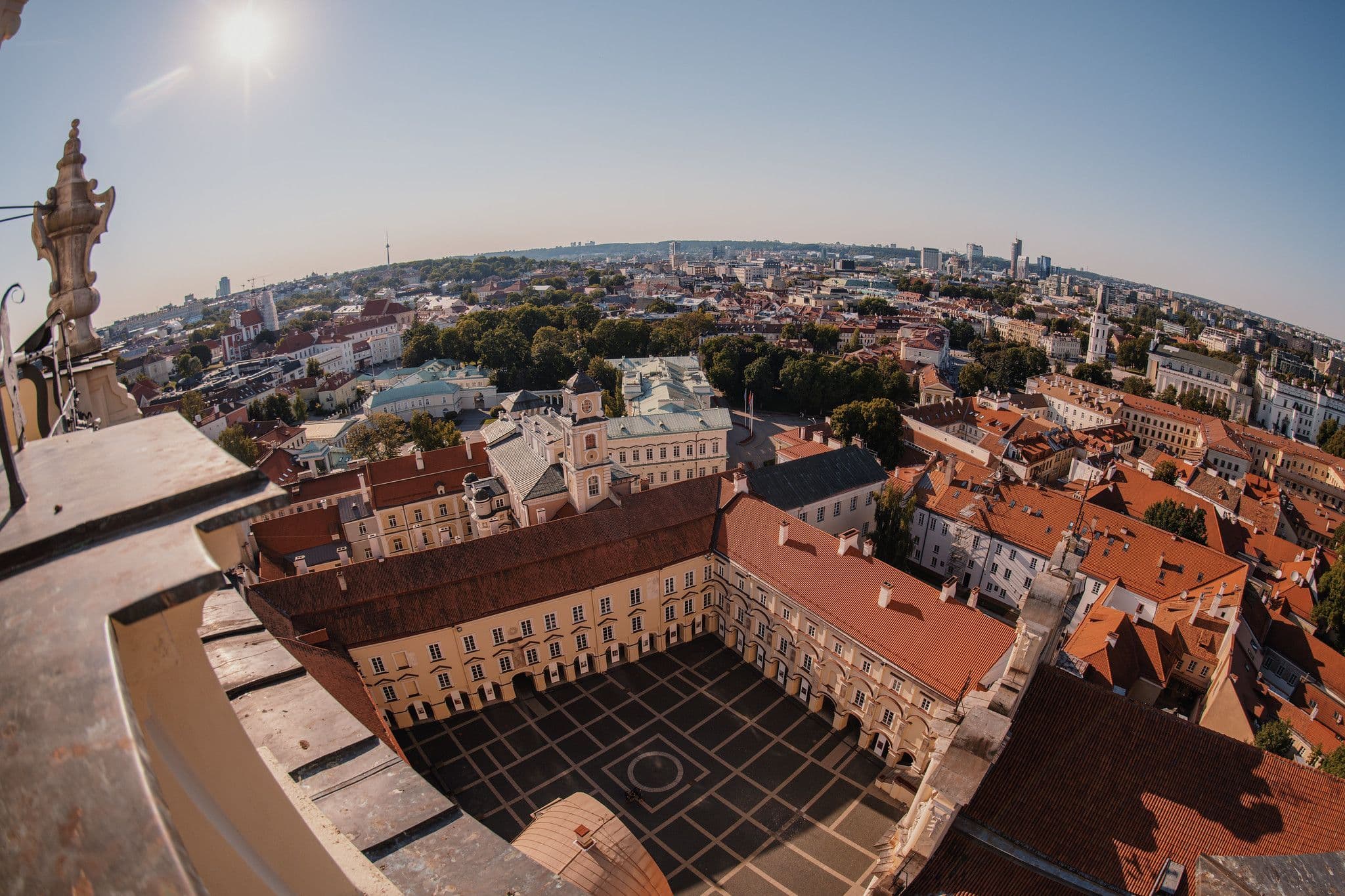 VU vidinis kiemas iš viršaus