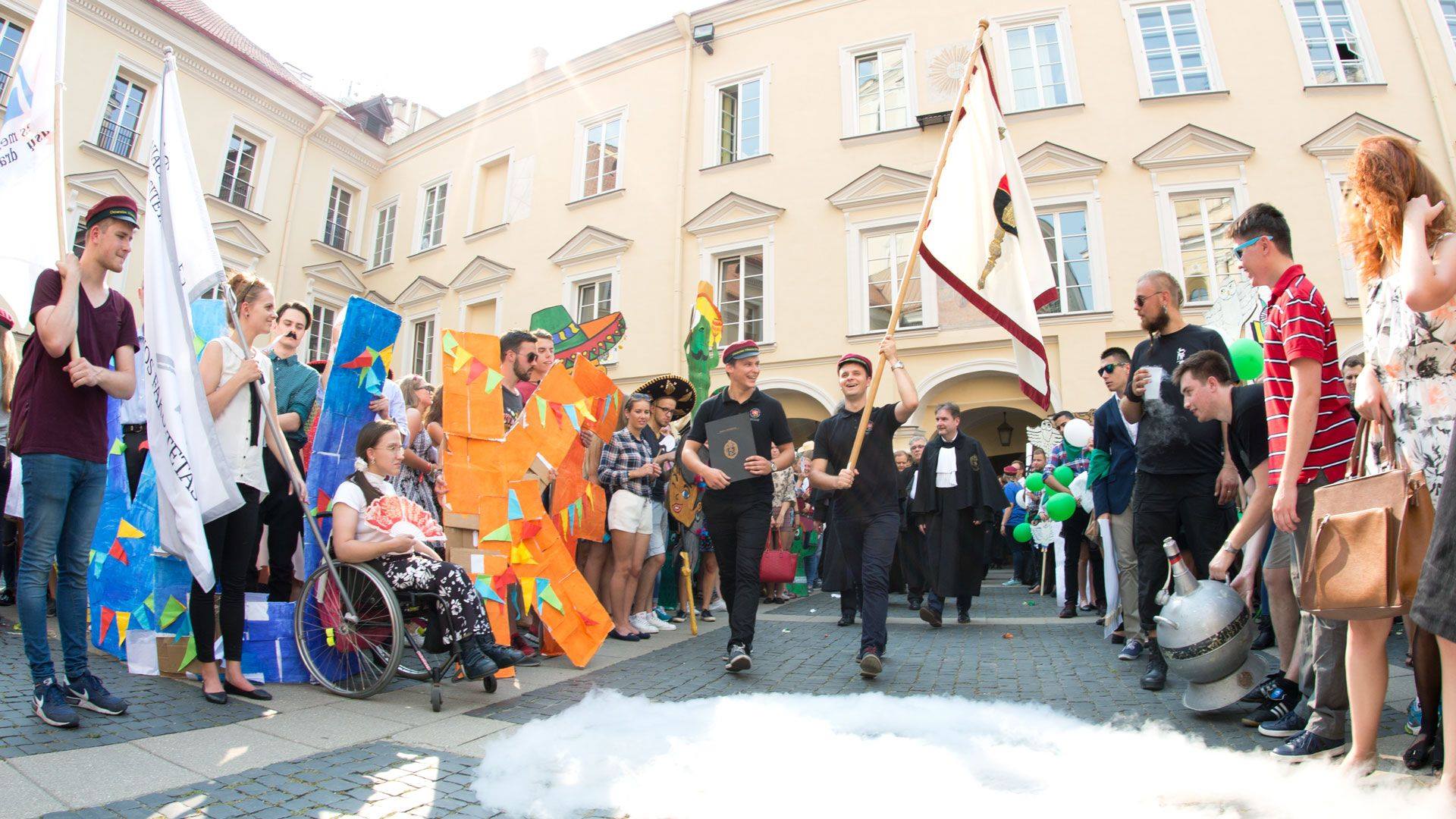 Studentai Rugsėjo pirmosios šventėje, ©Edgaras Kurauskas