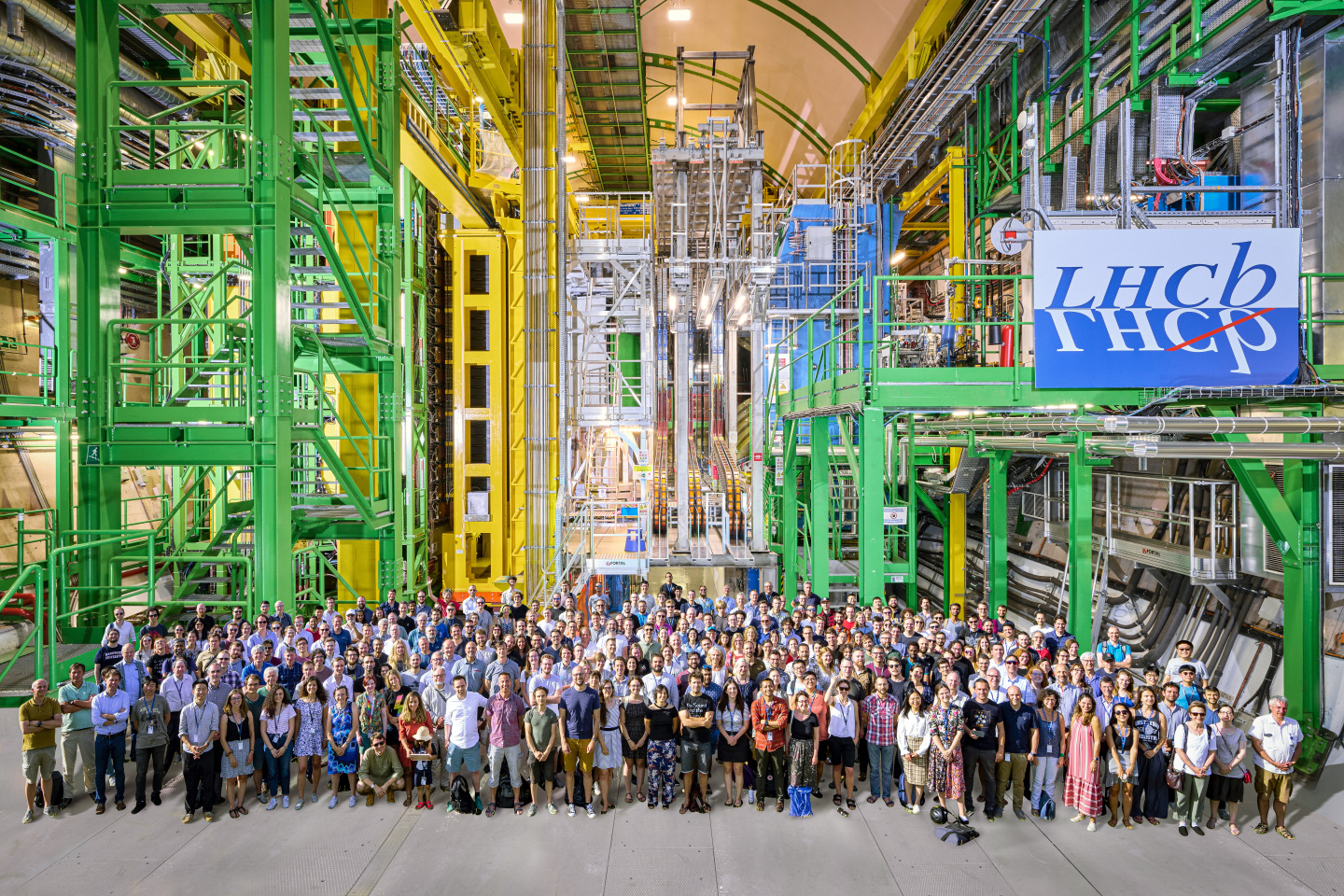 The LHCb collaboration week group photo