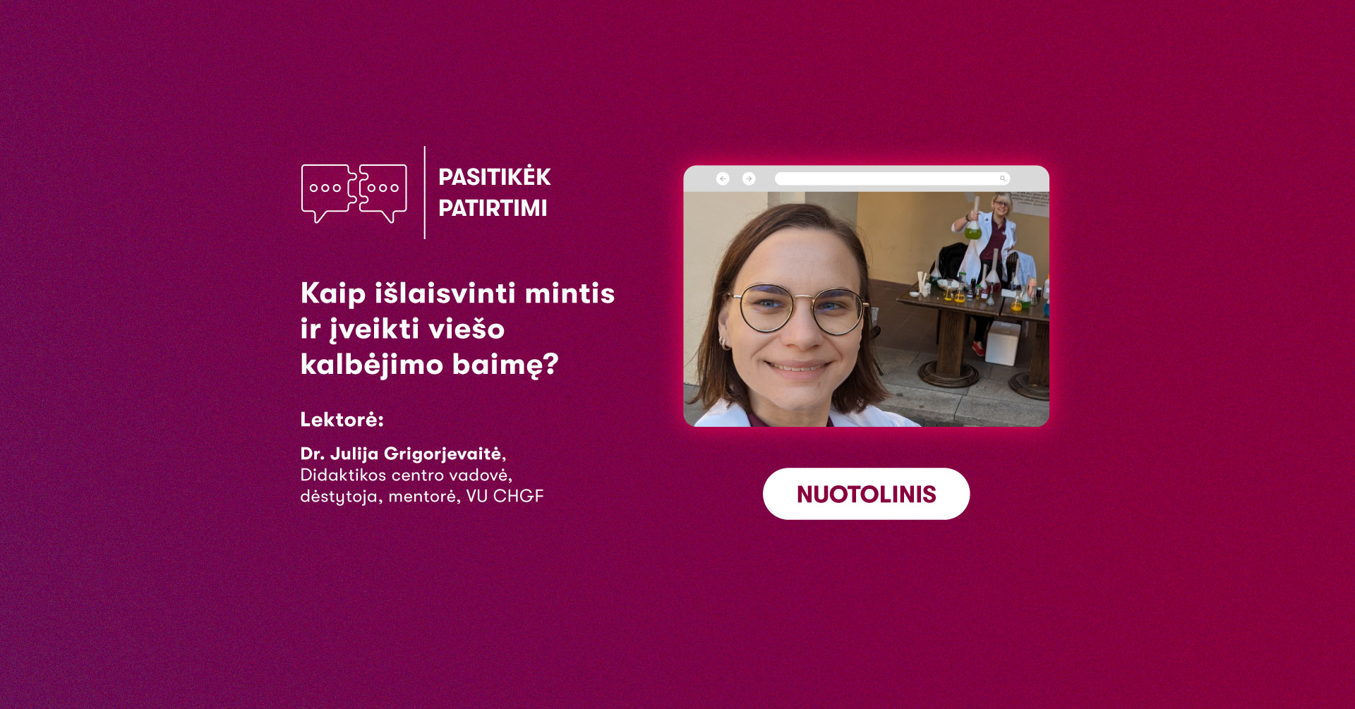 SPKS Pasitikeçk patirtimi Julija Grigorjevaiteç