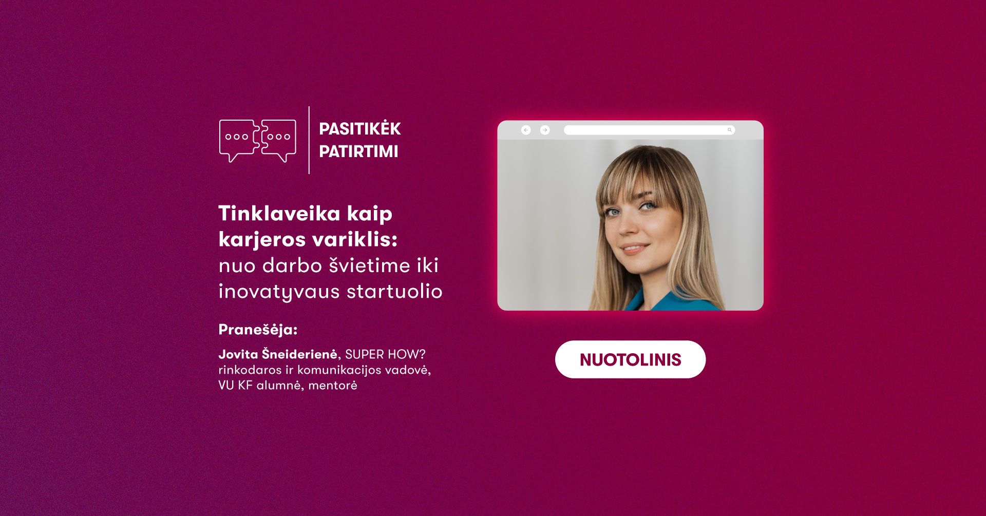 SPKS Pasitikėk patirtimi Jovita Šneiderienė FB Event cover 1920x1005