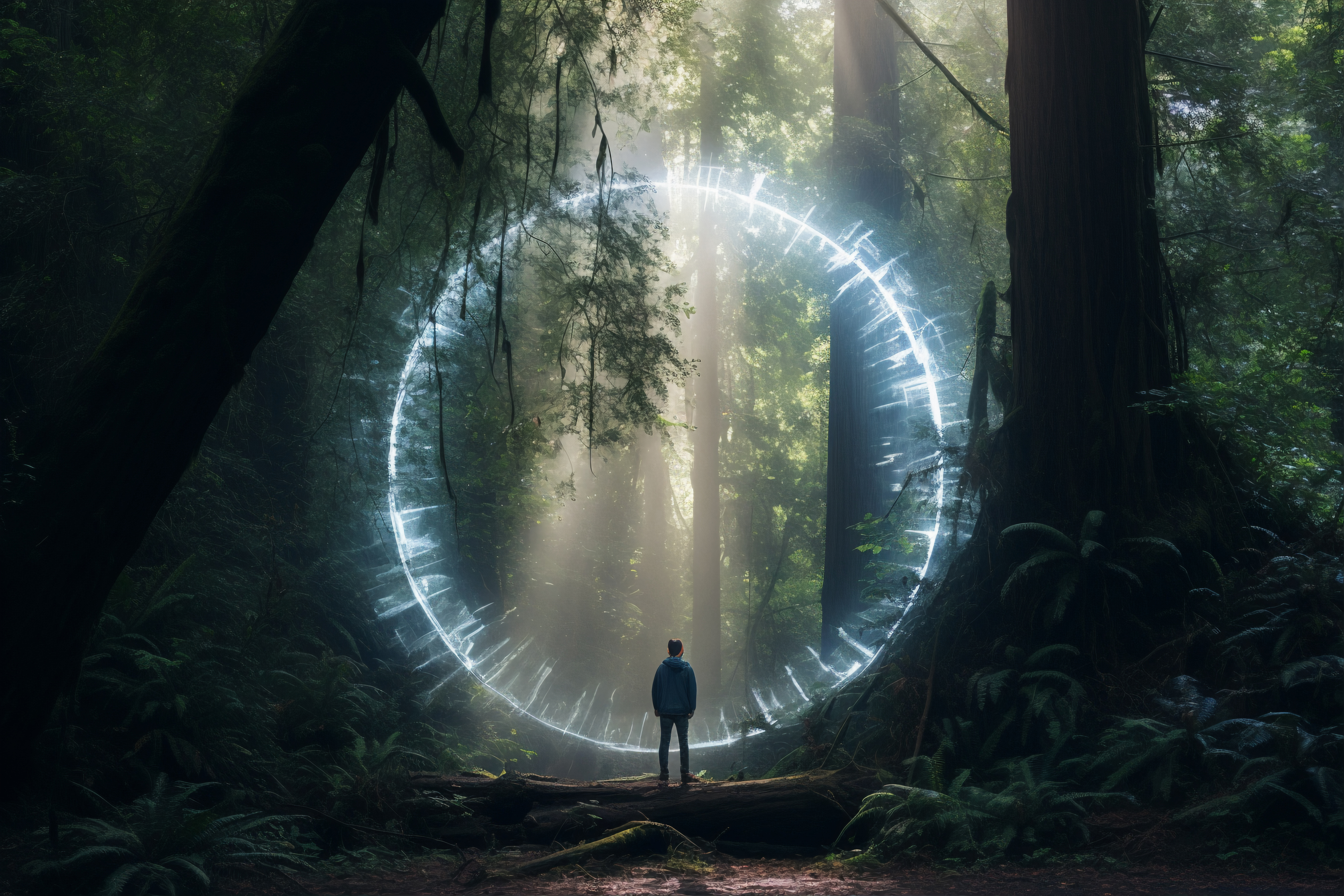 door leading magical world