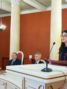 Atminties diplomų teikimas Nachmanui Šapirai, Vladui Lazersonui, Chlaunei Meištovskiui ir Noachui Pryluckiui 2017 m. balandžio 3 d.