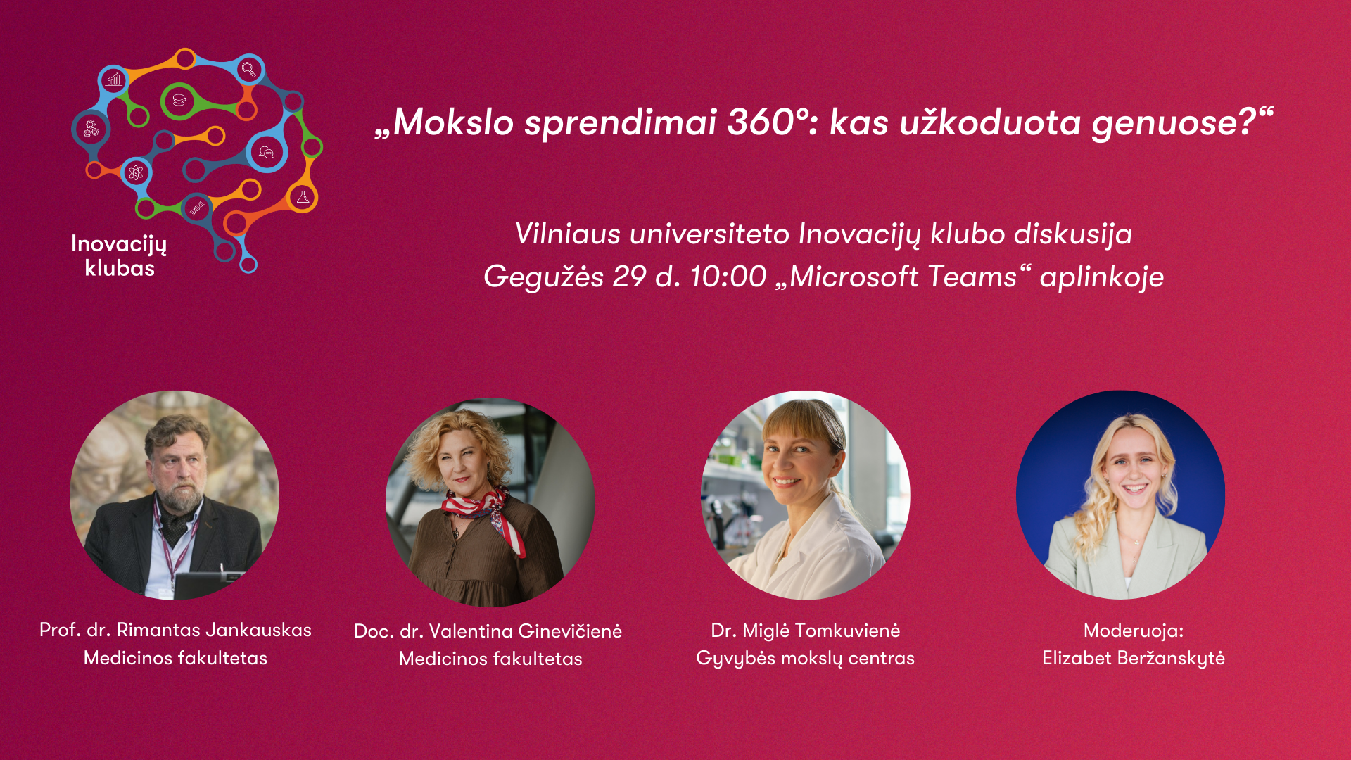 mokslo sprendimai kas užkoduota genuose