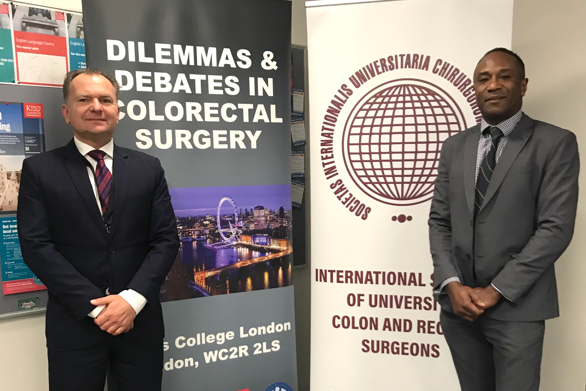 Dr Joseph Nunoo Mensah right and Prof Narimantas Evaldas Samalavicius at the event